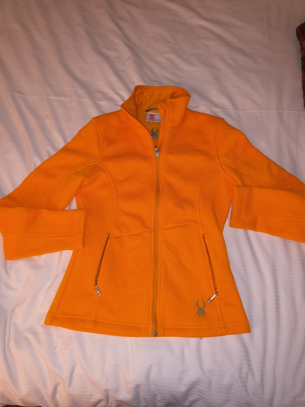 Spyder Women's Orange Zip-Front Jacket